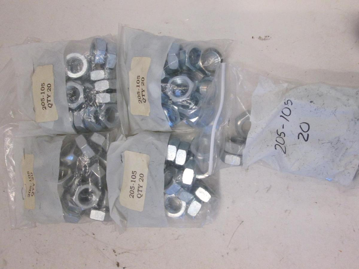 Pro Fasteners, JHN1016F5Z, NUT, mounting, 5/8-18, New, Lot of 100