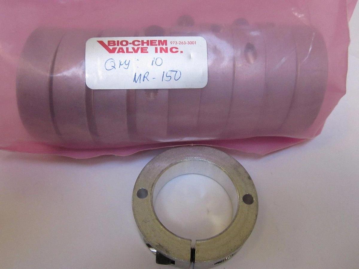 BIO-CHEM VALVE MR-150, Mounting Ring for 150 Valve - Lot of 10