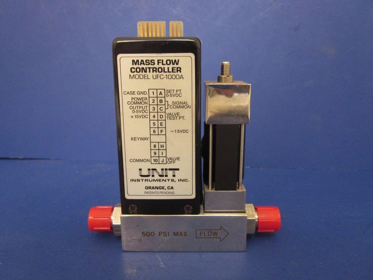 Used UNIT MFC Mass Flow Controller UFC-1000A, 100 SCCM, B2H6, Used