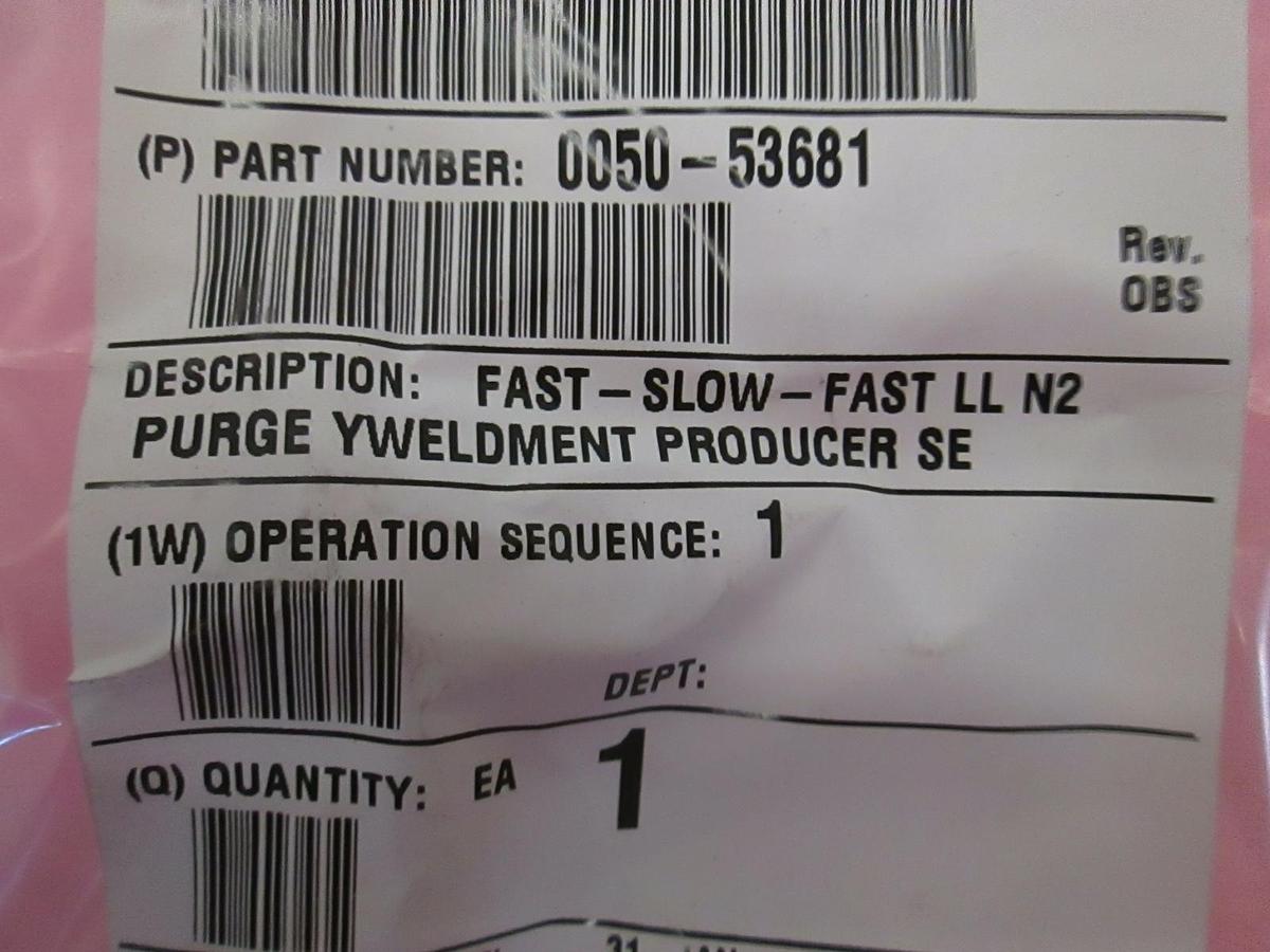 Used AMAT, Fast-Slow-Fast LL N2 Purge YWeldment Producer SE, 0050-53681, Used