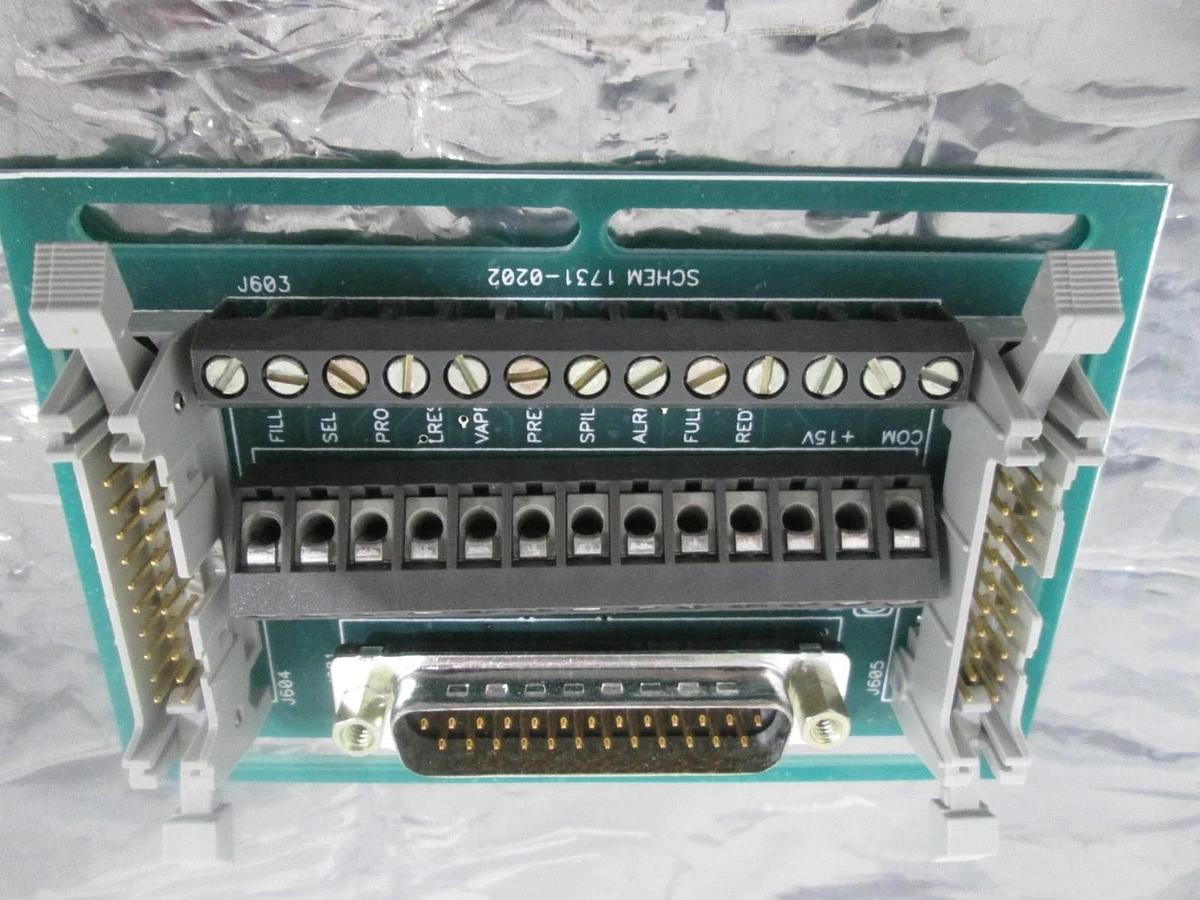 Used Schumacher, 1730-0202, Breakout Transfill PCB Assy, Used