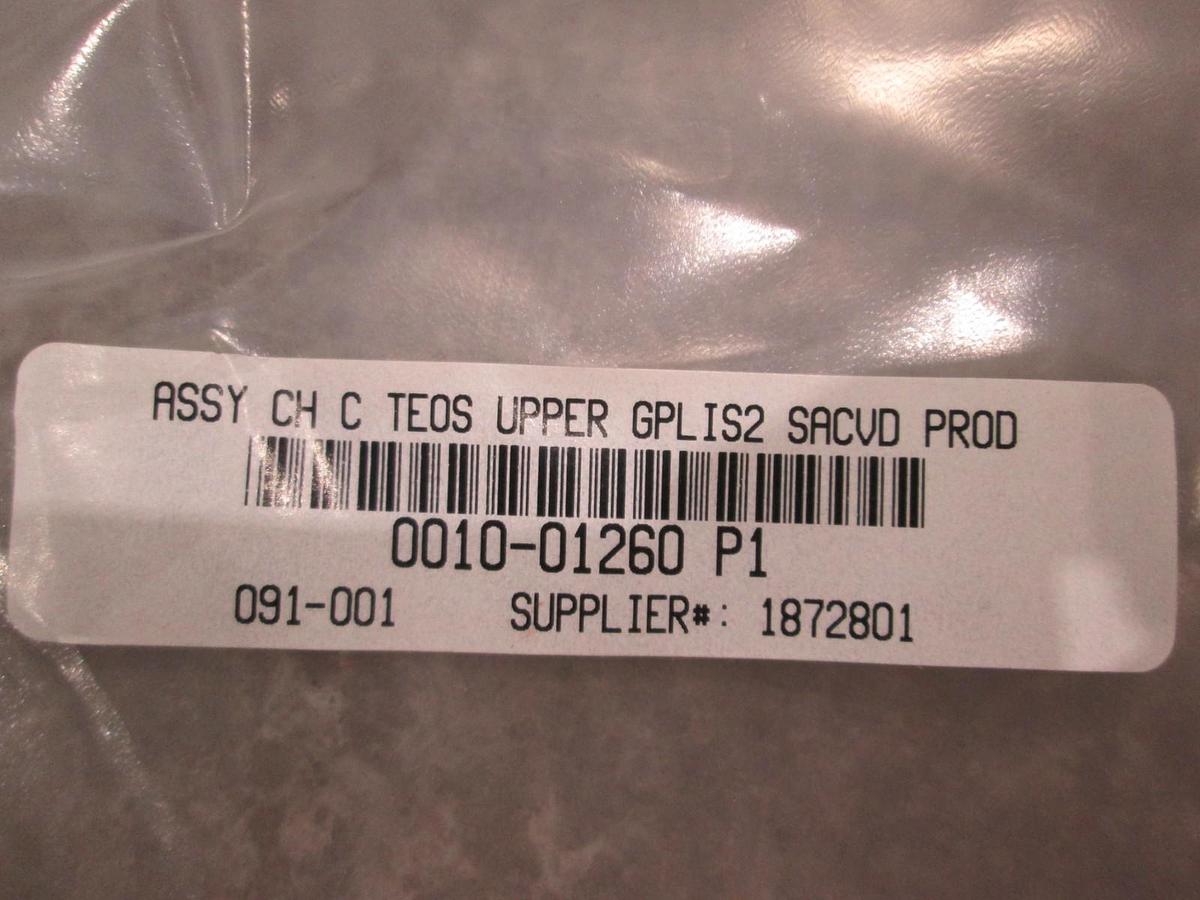 Used AMAT, 0010-01260 P1, Assy CH C TEOS Upper GPIS2 SACVD Prod, New