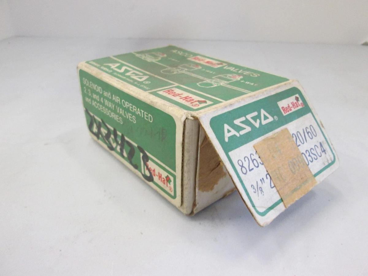 Asco, 8263C54, Solenoid Valve, 3/8", Used