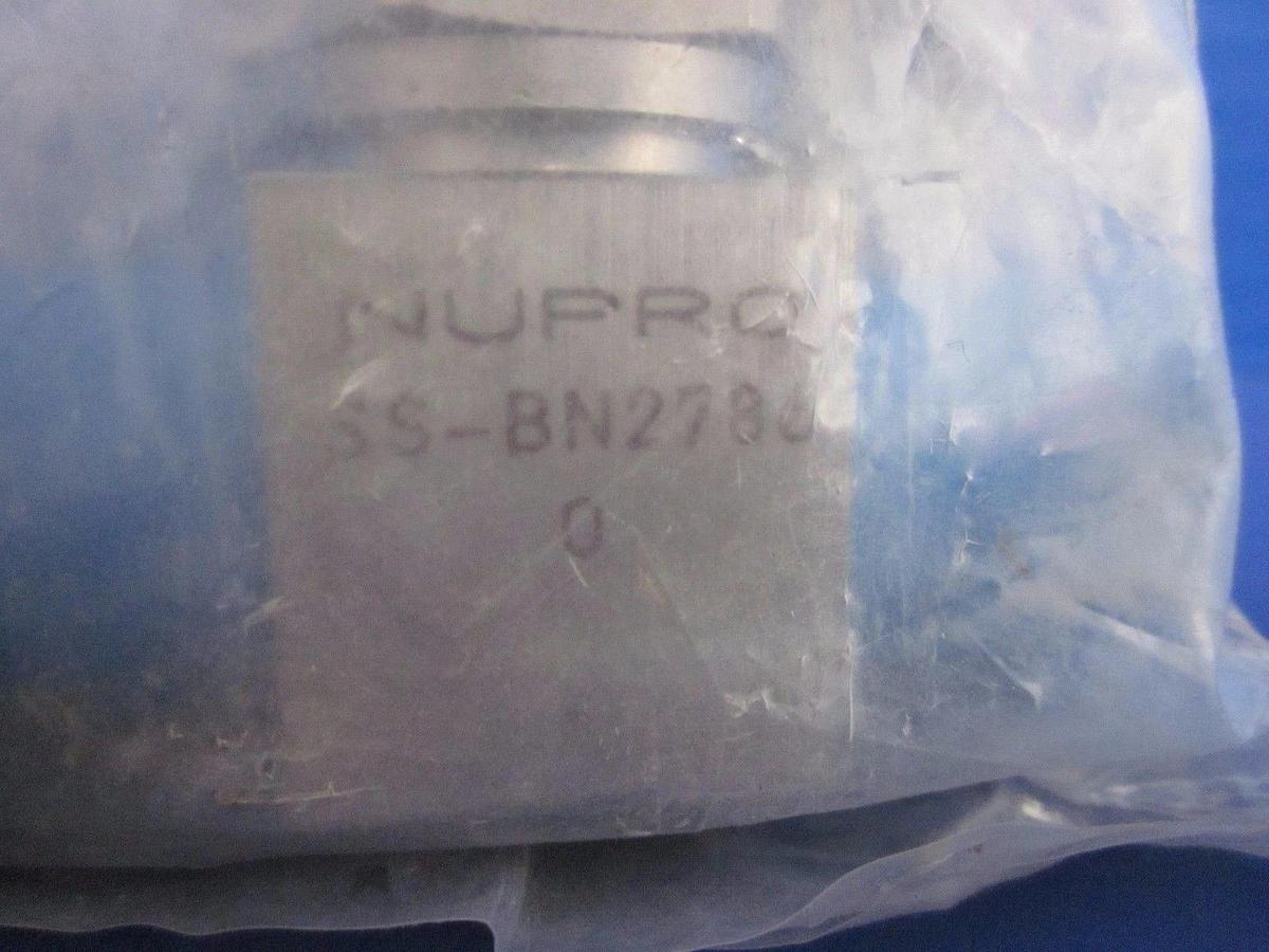 Used Nupro SS-BN2786-O Switching Bellows Sealed Valve, NO Actuator, 1/4" FVCR