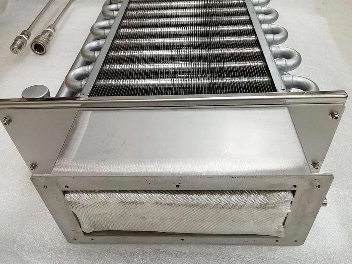 Used Kokusai Stainless Steel Heat Exchanger with Fuji Seiki Throttle Valve, Used