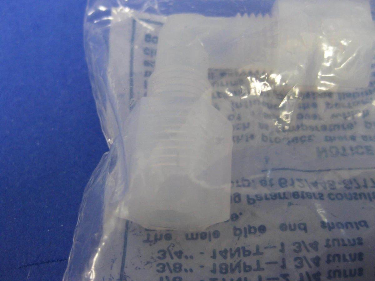 Galtek Entegris UE6MN Integral Ferrule PFA Elbow Union, 6mm Tube, Lot of 5 NEW