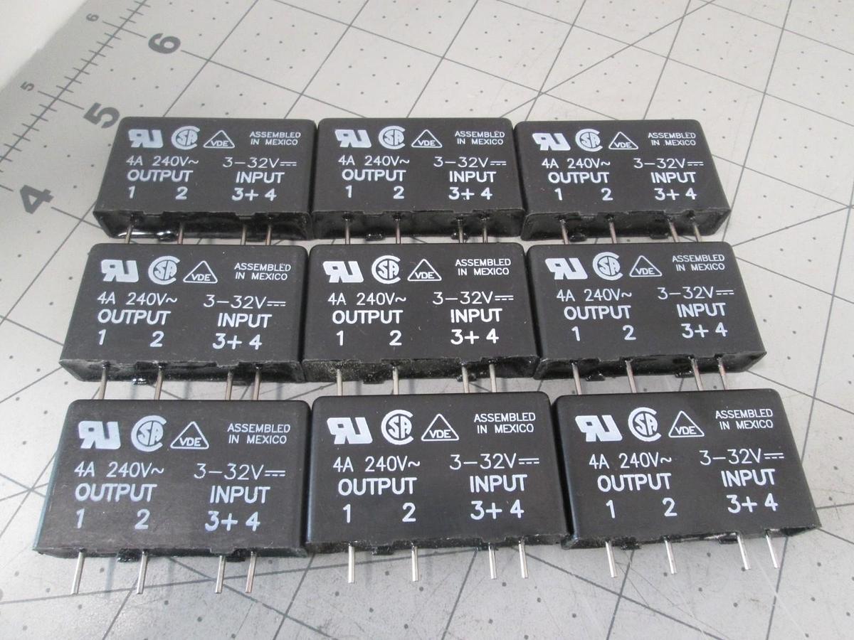 Crydom, AC Relay, MP240D4, New, Lot of 9