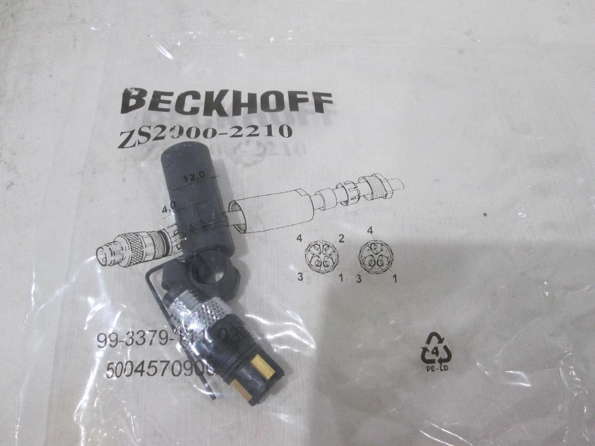 Beckhoff, Male Plug, ZS2000-2210, New, Lot of 6