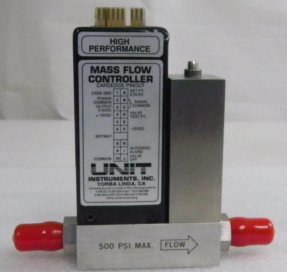 Used Unit UFC-1200A, Mass Flow Controller, Gas- CCL4, Range- 200 SCCM, 1/4" M I/O