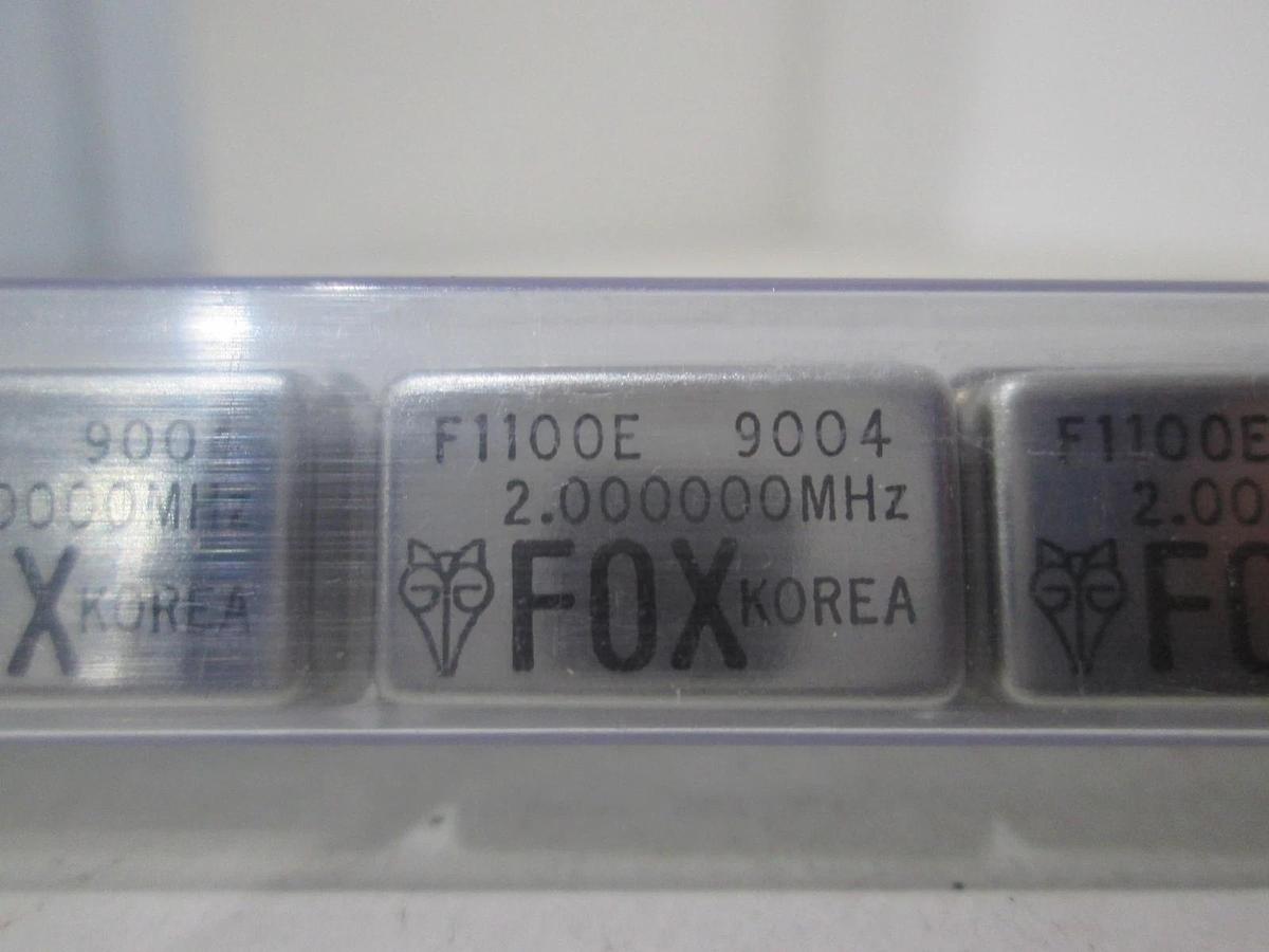 Fox, F1100E 9004, 2.000000 MHZ, Crystal Oscillator, New, Lot of 24