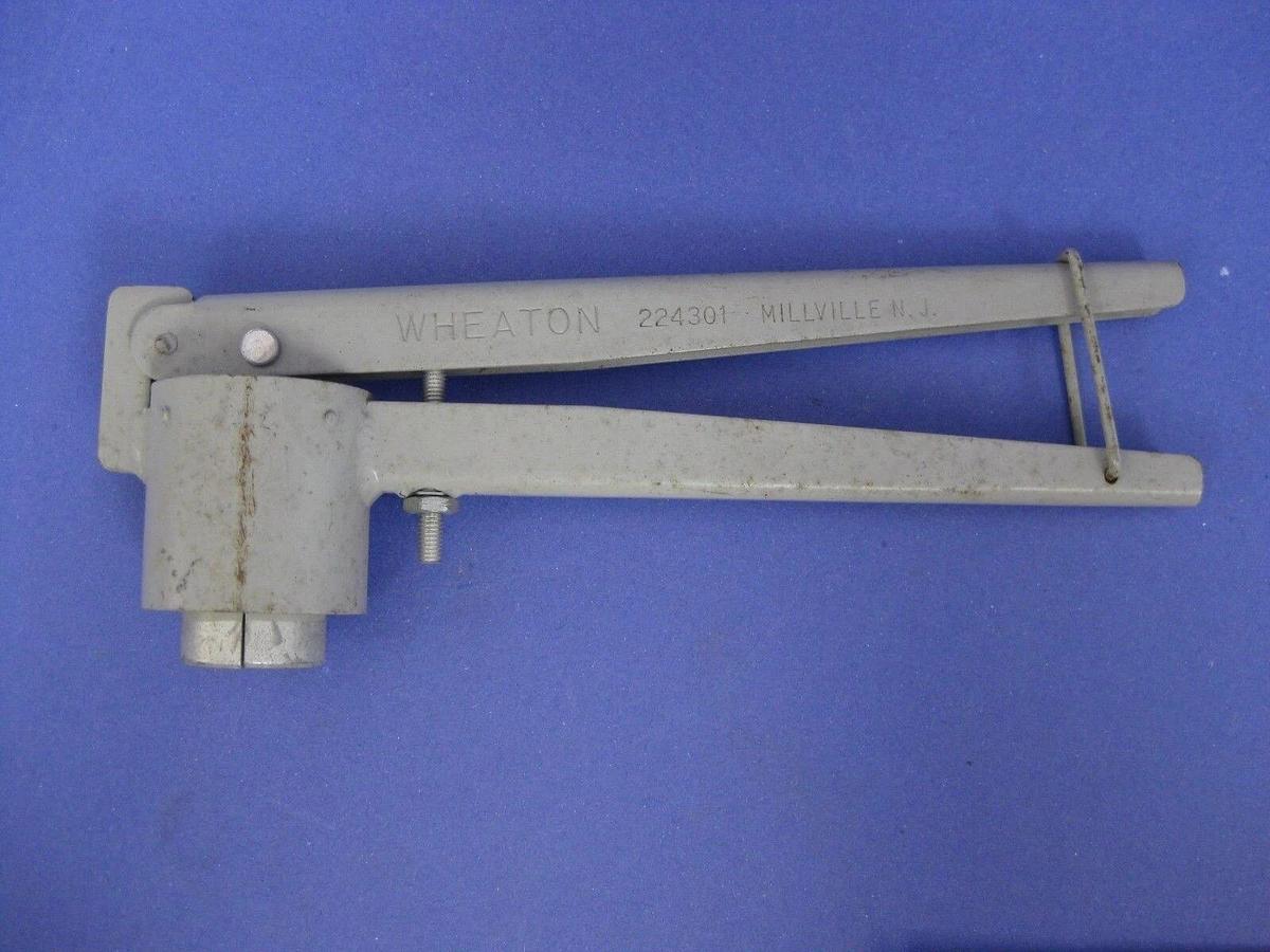 Used Wheaton 224301 Hand Crimper, Used