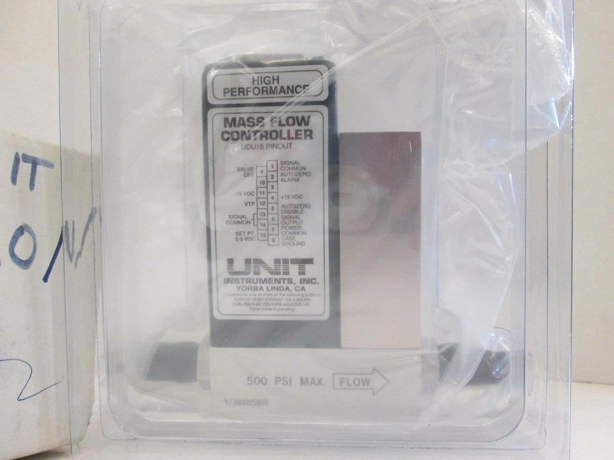 Used Unit UFC-1110 Mass Flow Controller MFC, H2, 30 SLM, 15 pin