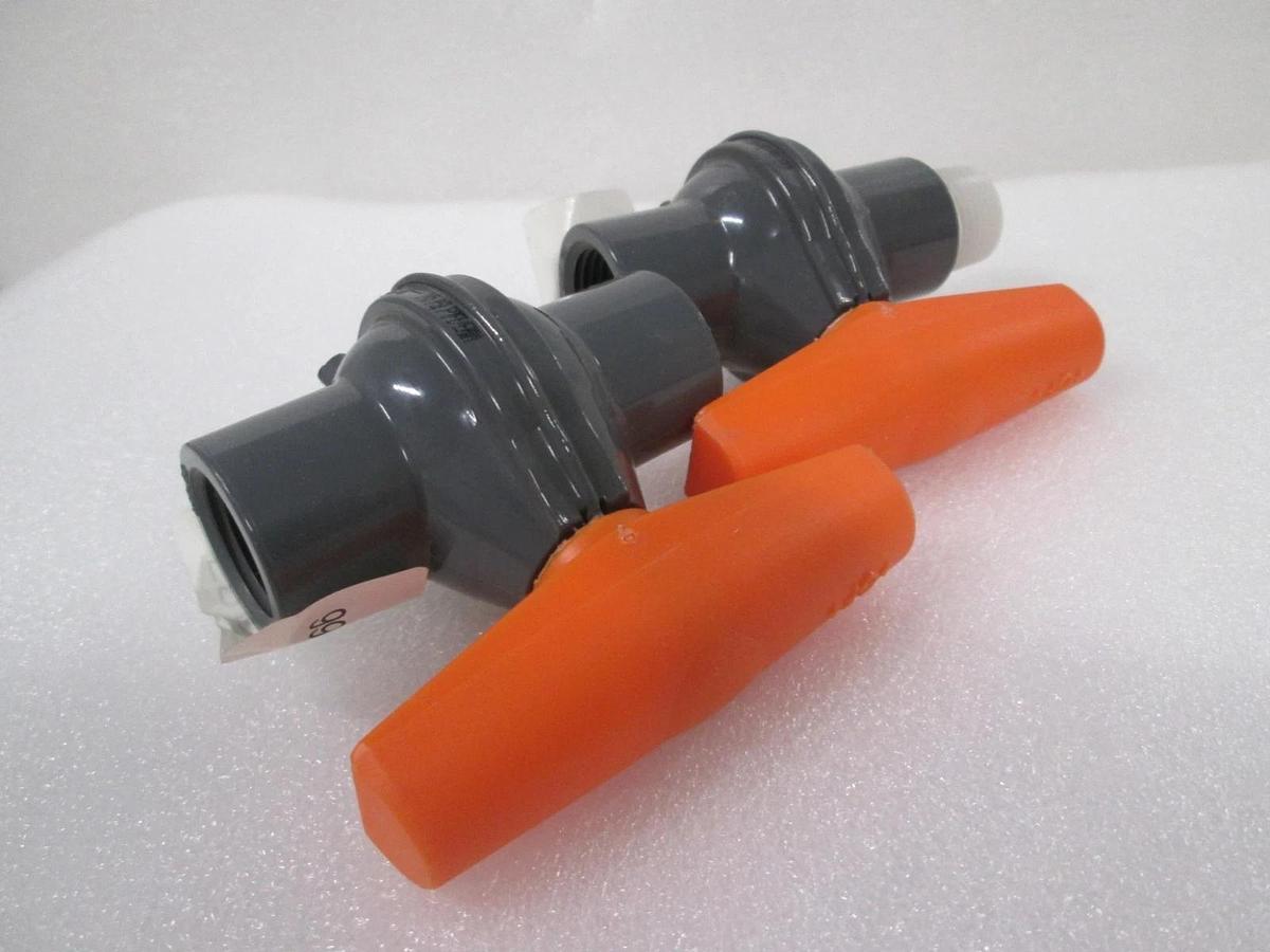 GF Piping Systems, DN15 PVC-U, 145 PSI, New, Lot of 2