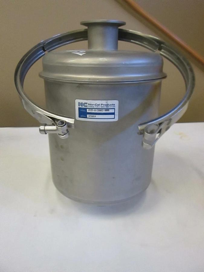 Used Nor-Cal Products FCT-6-2002-NWB Coaxial Metal Sieve Foreline Trap, Used