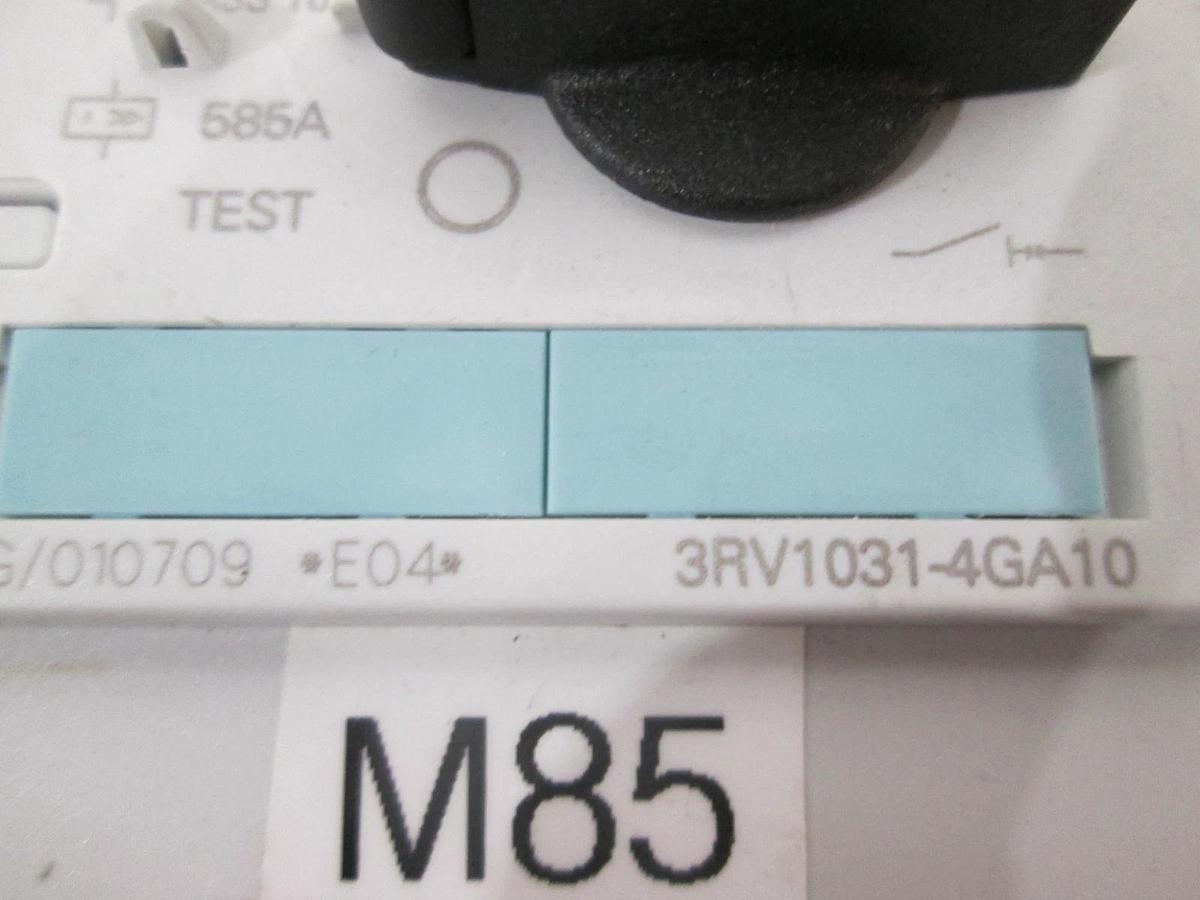 Used Siemens, 3RV1031-4GA10 Circuit Breaker for Motor Protection w/ Contactor, Used