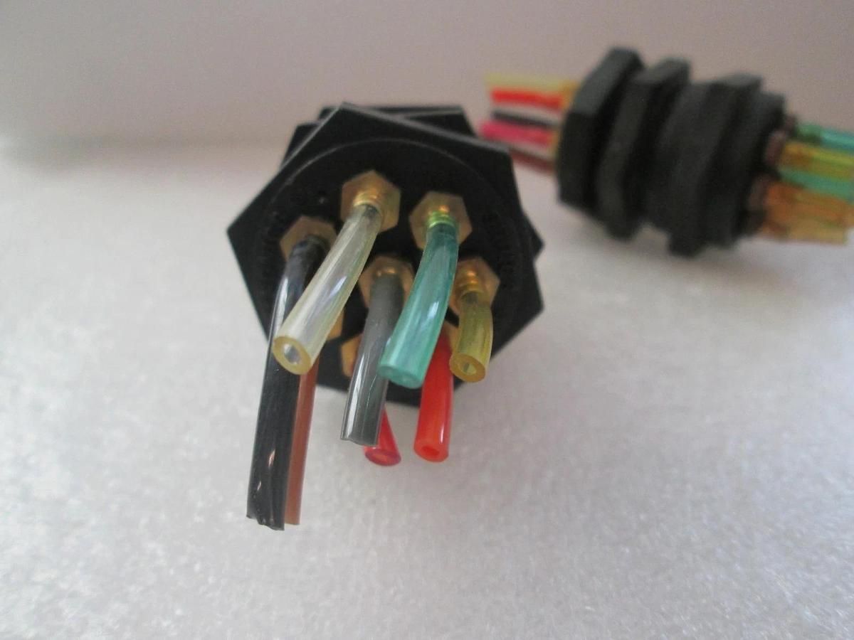 Used Pneutronics, Series 44, 8 Pin, Pneumatic Connector, Used, Lot of 2