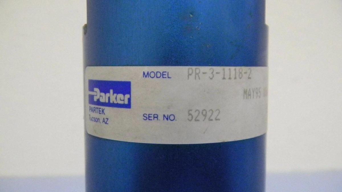 Used Parker PR-3-1118-2 Regulator, 1/2" Port, W/ USG Gauge 0-100PSI, 1/4", Used
