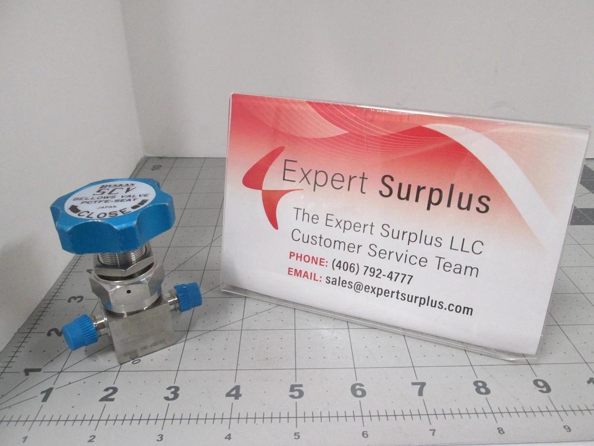 Benkan, SCV, Bellows Valve, PCTFE-SEAT, New