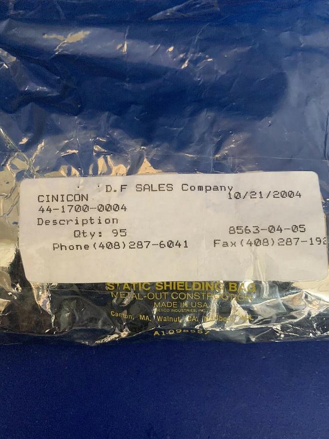 Conicon 44-1700-0004 Mini-Din Connector, 4 Position, Shielded, Lot of 25