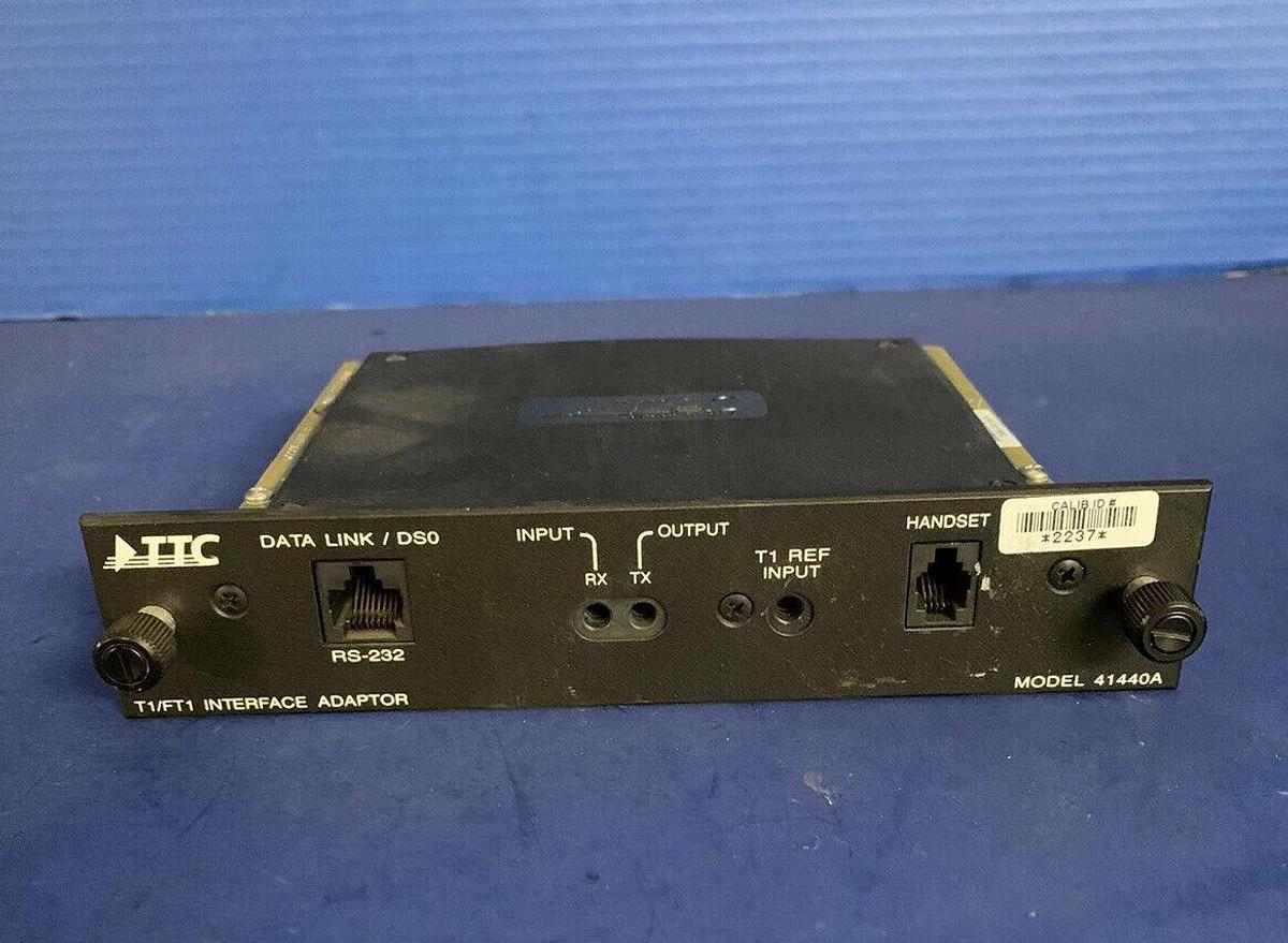 Used TTC Model 41440A T1/FT1 Interface Adapter, Used