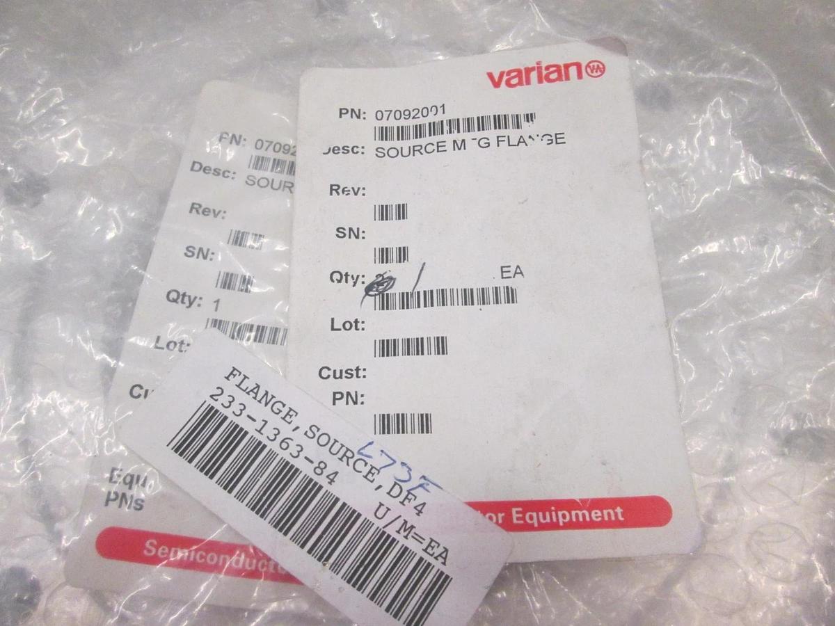 Varian, 233-1363-84, Flange, Source, DF4, 9", New