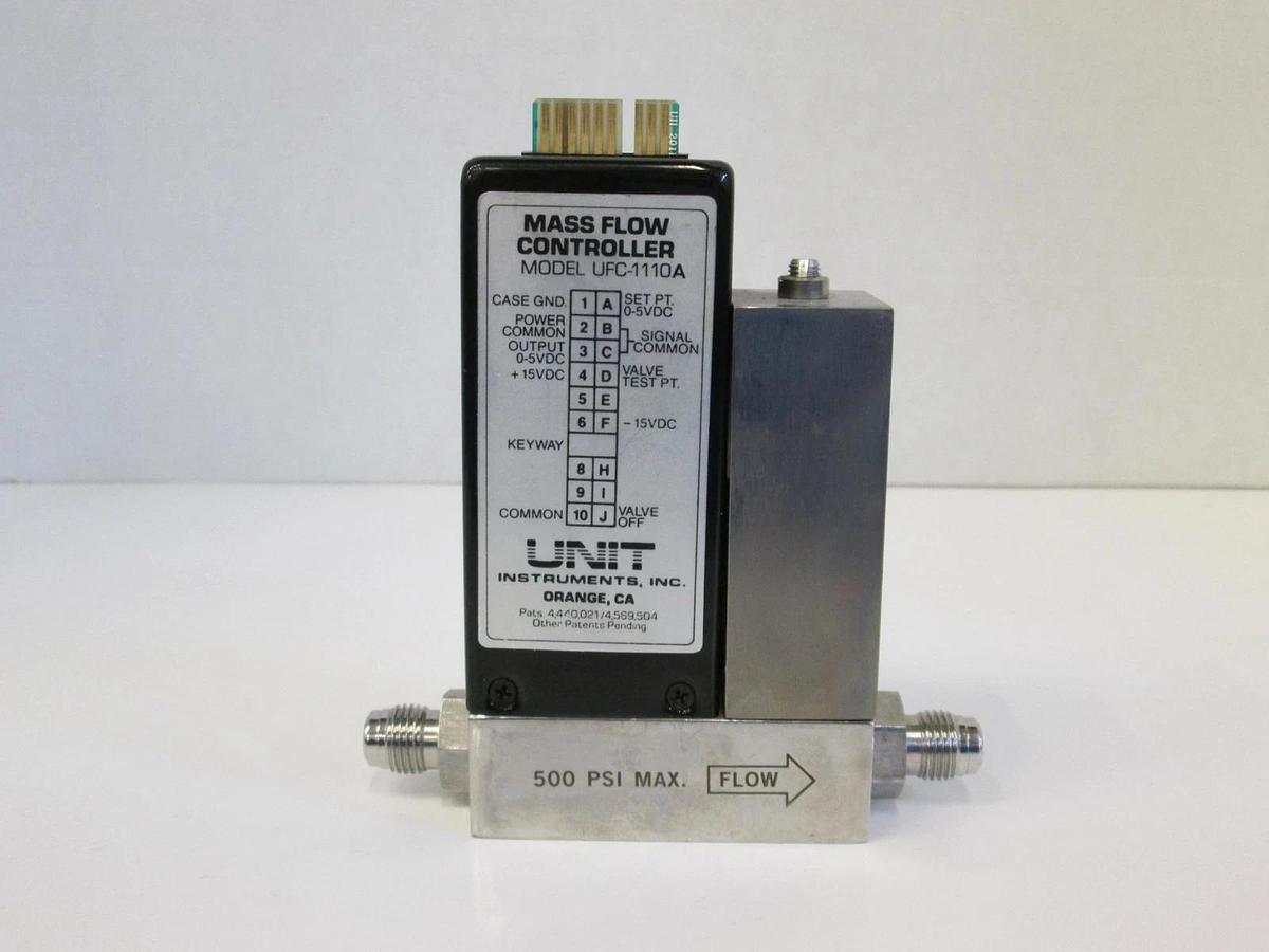 Used Unit UFC-1110A Mass Flow Controller MFC, H2, 20 SLM, 1/4" Male