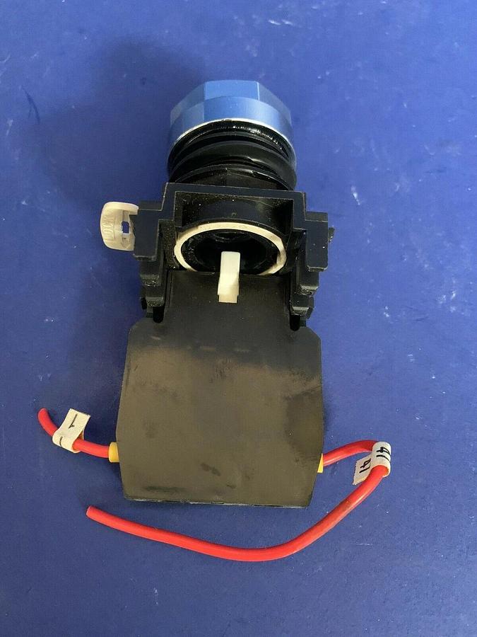 Used Cutler-Hammer E22B11 Contact w/ Black Flush Push Button, Lot of 2 Used