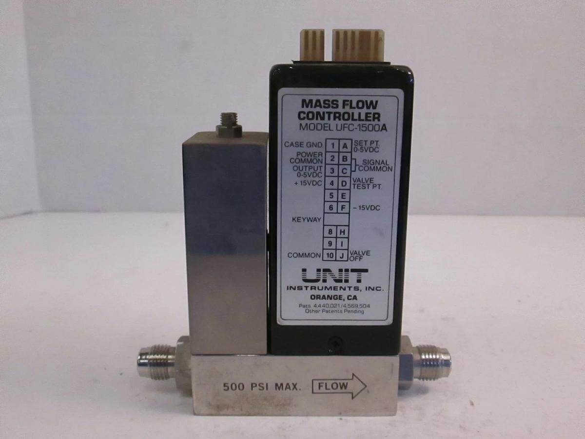 Used Unit UFC-1500A Mass Flow Controller, Gas, O2, 200 SCCM