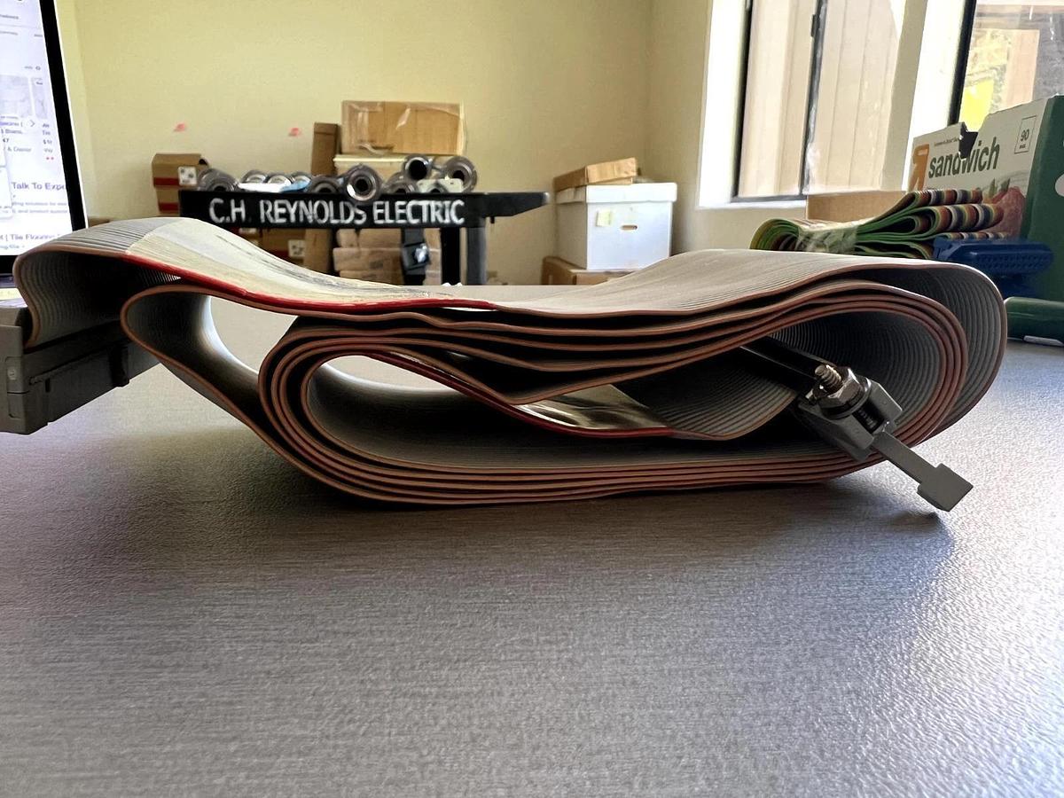 Used SVG VTR Ribbon Cable P/N 601348-01 ASSY HRNS, DWR STATUS 50 PINS, Used
