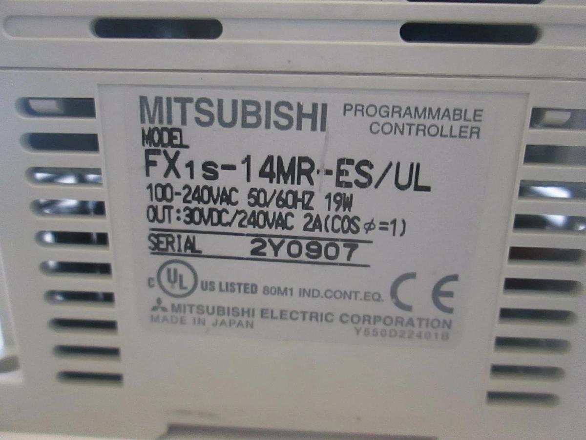 Used Mitsubishi, Programmable Controller, FX1S-14MR-ES/UL, Used