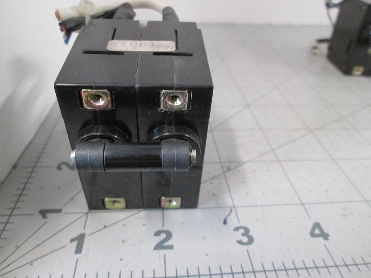 Used IDEC Izumi, NRAS2111, Circuit Protector 3A 250VAC, 2-Pole AA Curve Lot of 2