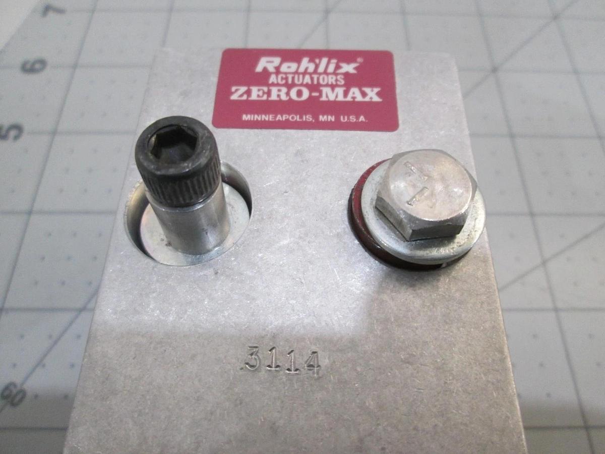 Used Roh'lix, Zero-Max Actuators, 3114, Used