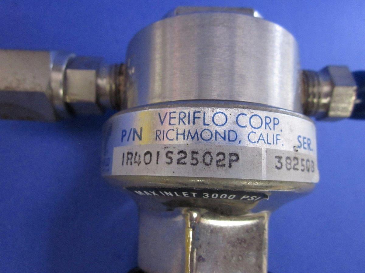 Used Veriflo IR401S2502P Regulator 1/4" FVCR x 1/4" Swagelok