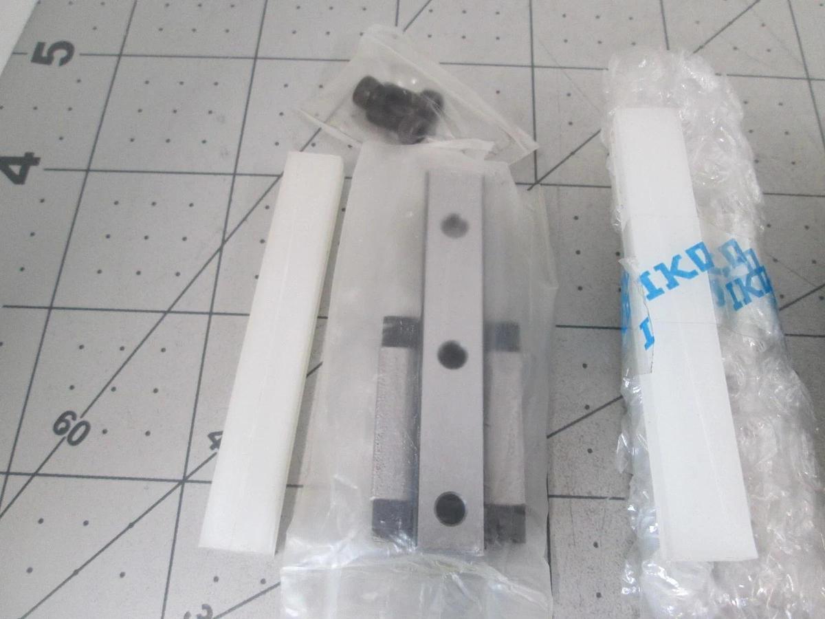 IKO, Nippon Thompson, LWL 9C1R 60BCS, Linear Rail Bearing w/ Guide, New, Lot of