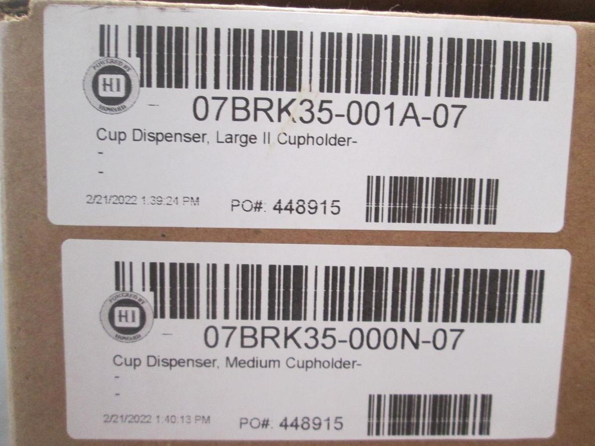 Howard, Medical Cup Holder Kit, Cup Dispenser, Large II and Medium,New, Lot of 4