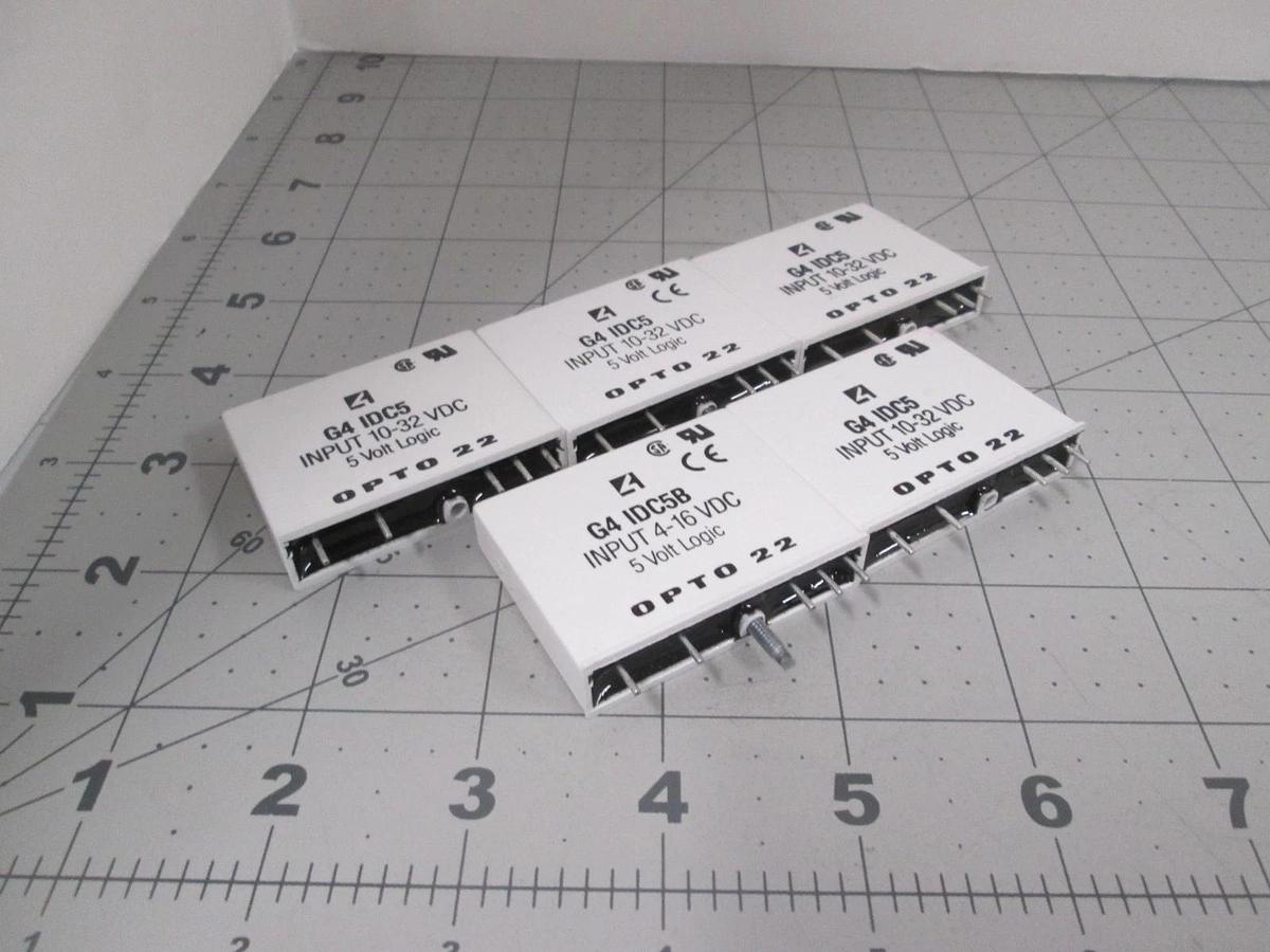 Used Opto 22, G4 IDC5, Digital Input Module, 10-32 VDC, Used, Lot of 5