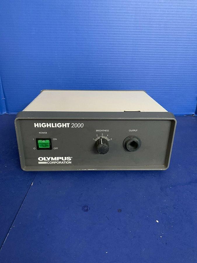 Used Olympus Highlight 2000 Fiber Optic Light Source, Used