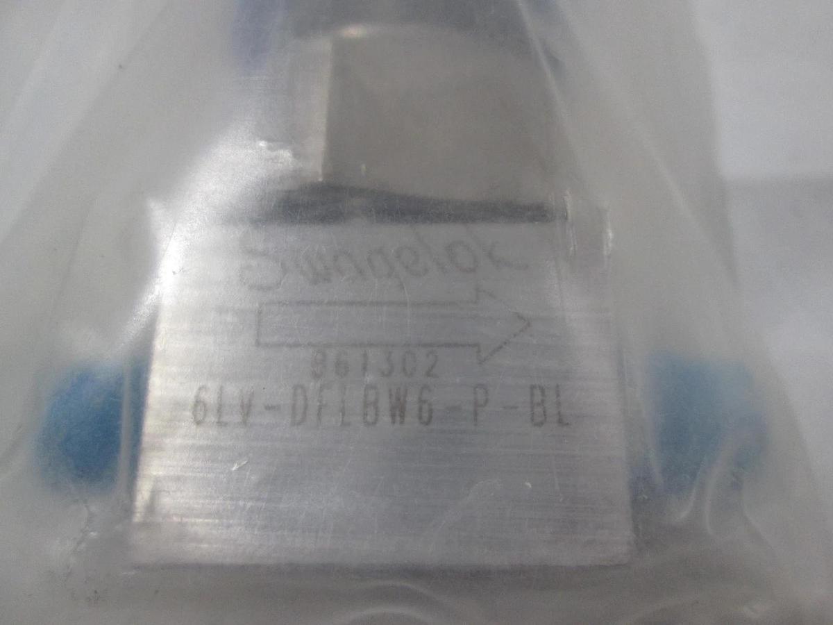 Used Swagelok, 6LV-DFLBW6-P-BL, Manual Valve w/ Lock Out, New