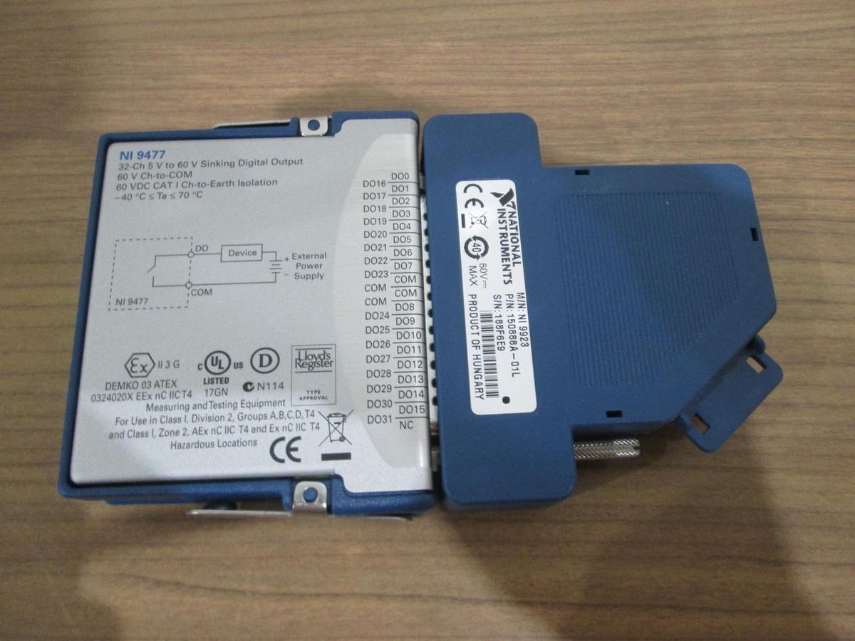 Used National Instruments, NI 9477, 32-Ch 5V- 60V Sinking Digital Output, Used