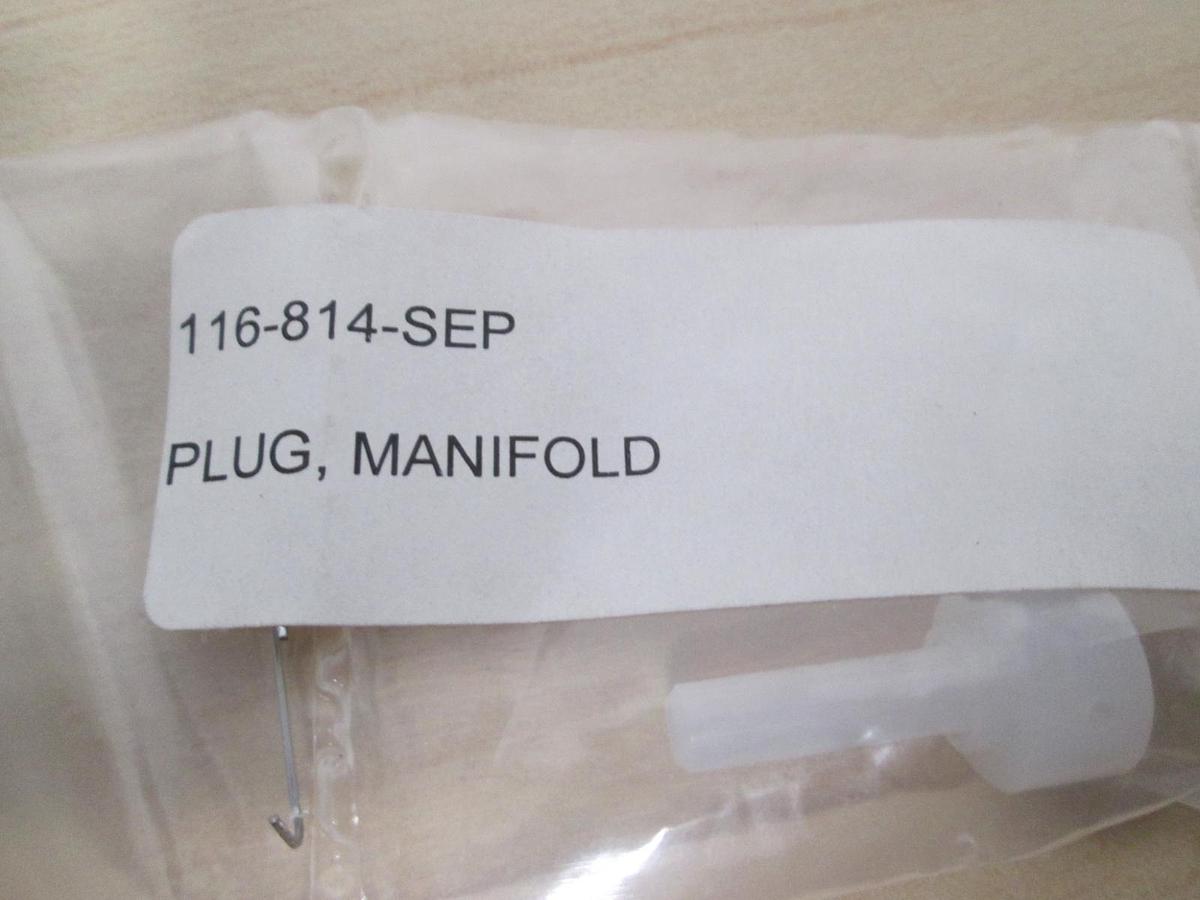 Used ASML, Plug, Manifold, 116-814, New. Lot of 50