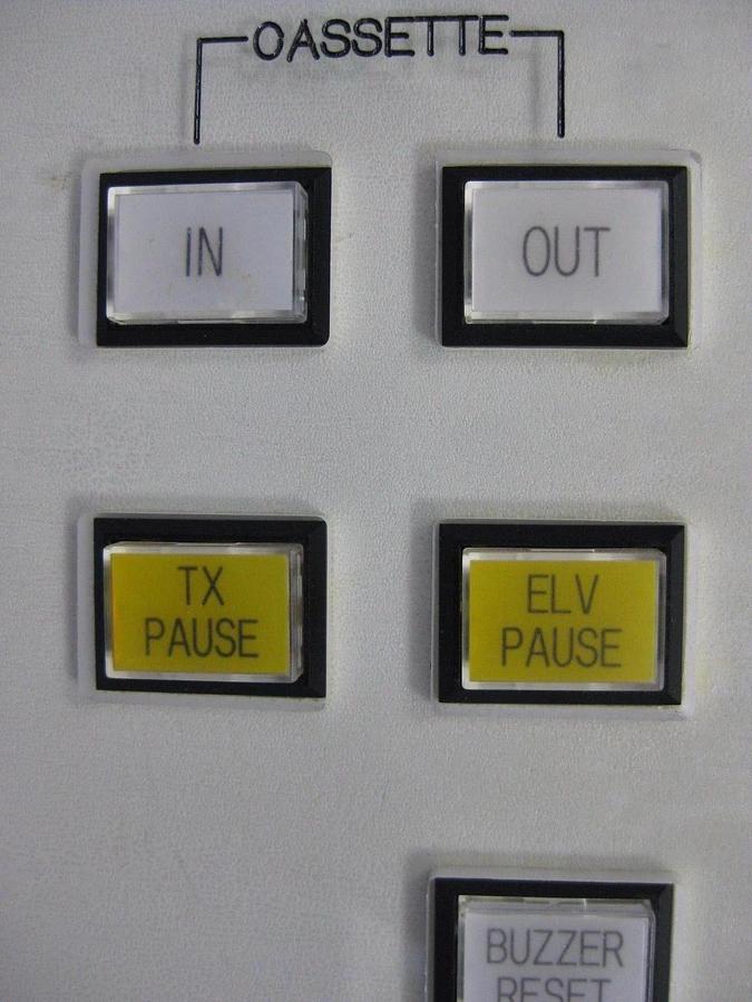 Used Tokyo Electron Limited TEL Emergency Shut Off and Control Panel, F-Door/Cassette