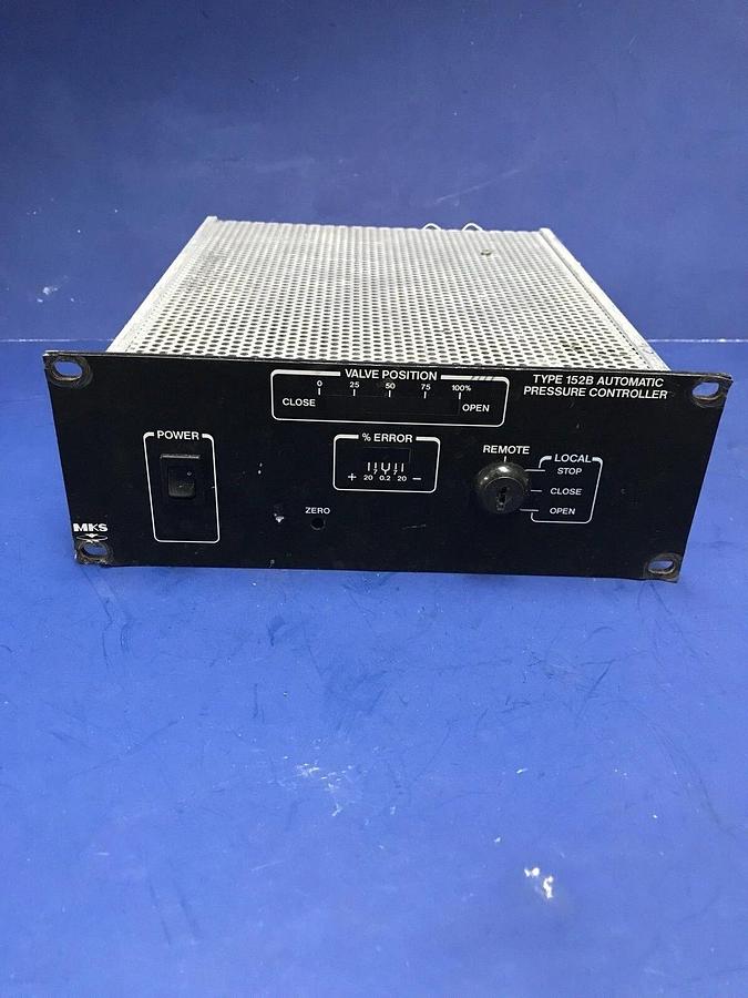 Used MKS Instruments Type 152B Automatic Pressure Controller 152B-PO, Used