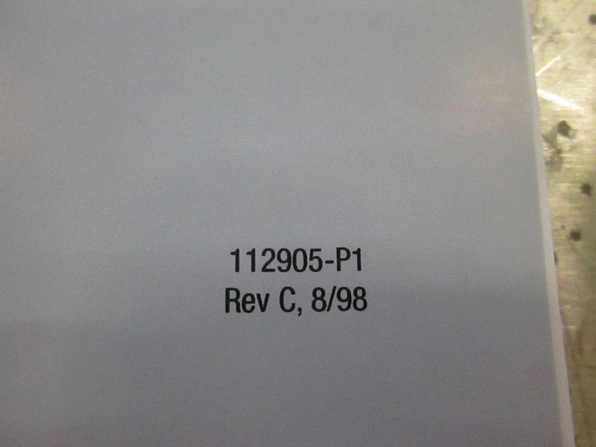 Used MKS Type 141A/142A Vacuum Pressure Switch Manual, 112905-P1, New