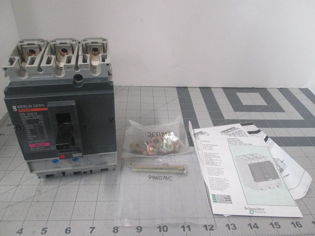 Merlin Gerin, NFHFE36250, Circuit Breaker, 250A, 3 Pole, New