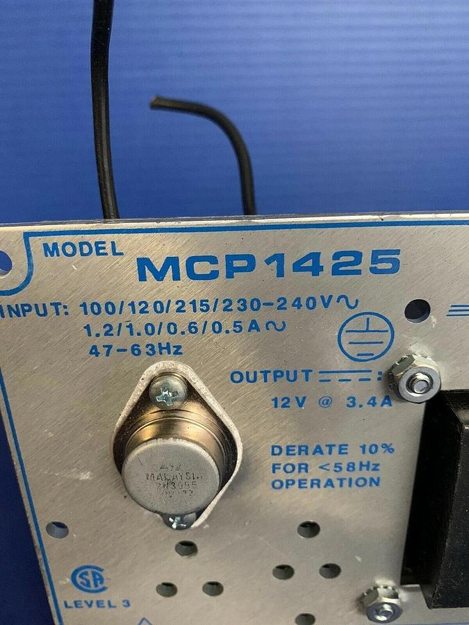Used Condor Power Supply MCP1425, 12V Output, Used