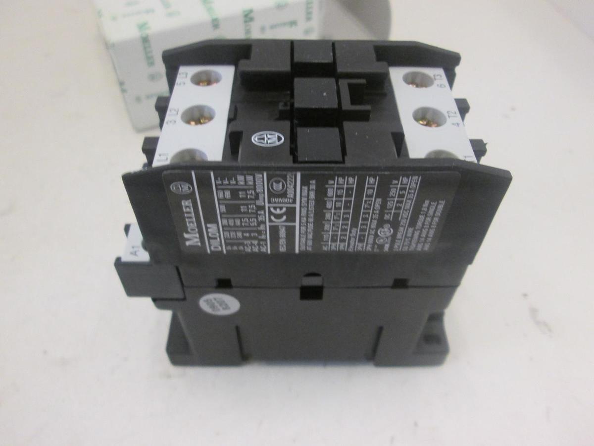 Used Klockner MOELLER, DILOM (24v 50/60 Hz), CONTACTOR, RELAY  24V 50/60 Hz, CE, New