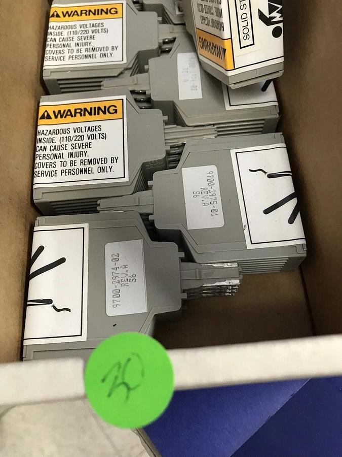 Used Wago 286 Solid State Relay 9700-2975-01, Lot of 10