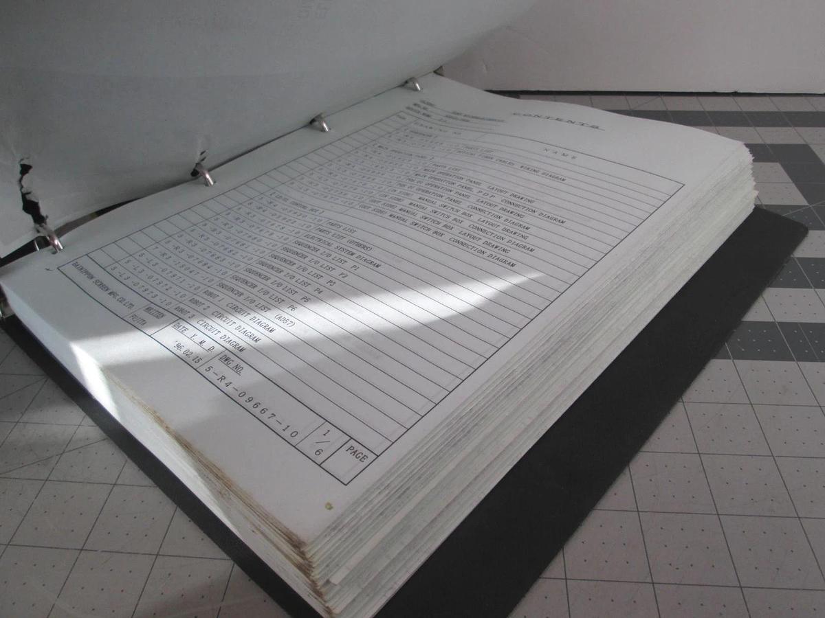 Used Screen, WS-W625, Electrical Circuit Diagram Manual, Used