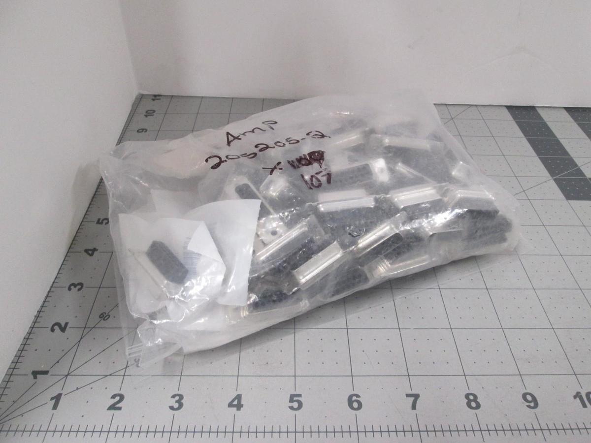 AMP, 205205-2, Connector D-Sub Housing Receptacle 15 POS, Row F, New, Lot of 107