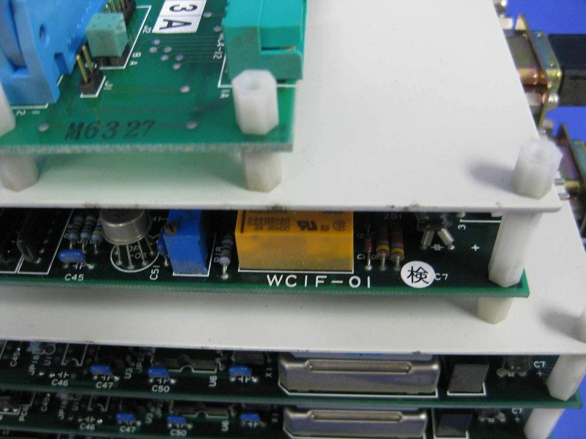 Used TEL Tokyo Electron T-Bawl Control Unit PCB Assembly w/ (5) MDIF-01A-1 & WCIF-01